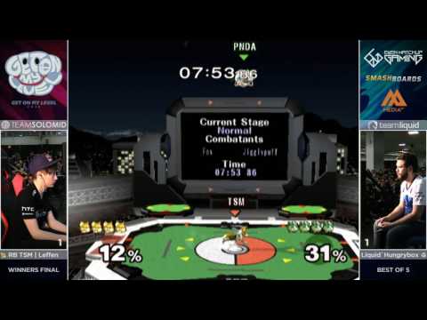 TSM Leffen (Fox) vs Liquid`HungryBox (JigglyPuff) - GOML2016 - Winners Final