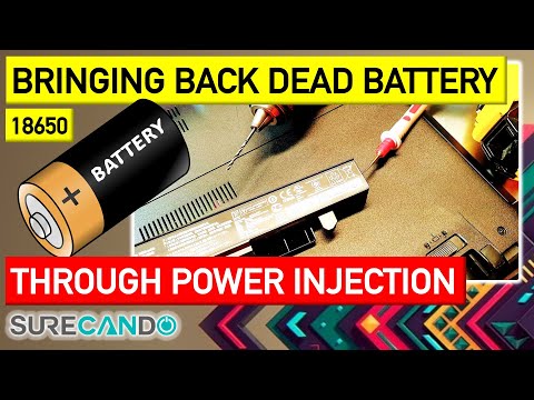 Reviving a Dead Laptop Battery Through Power Injection Failed Attempt BMS Protection 18650 Cells