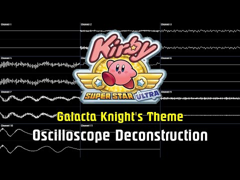 Kirby Super Star Ultra - Galacta Knight's Theme [Oscilloscope Deconstruction]