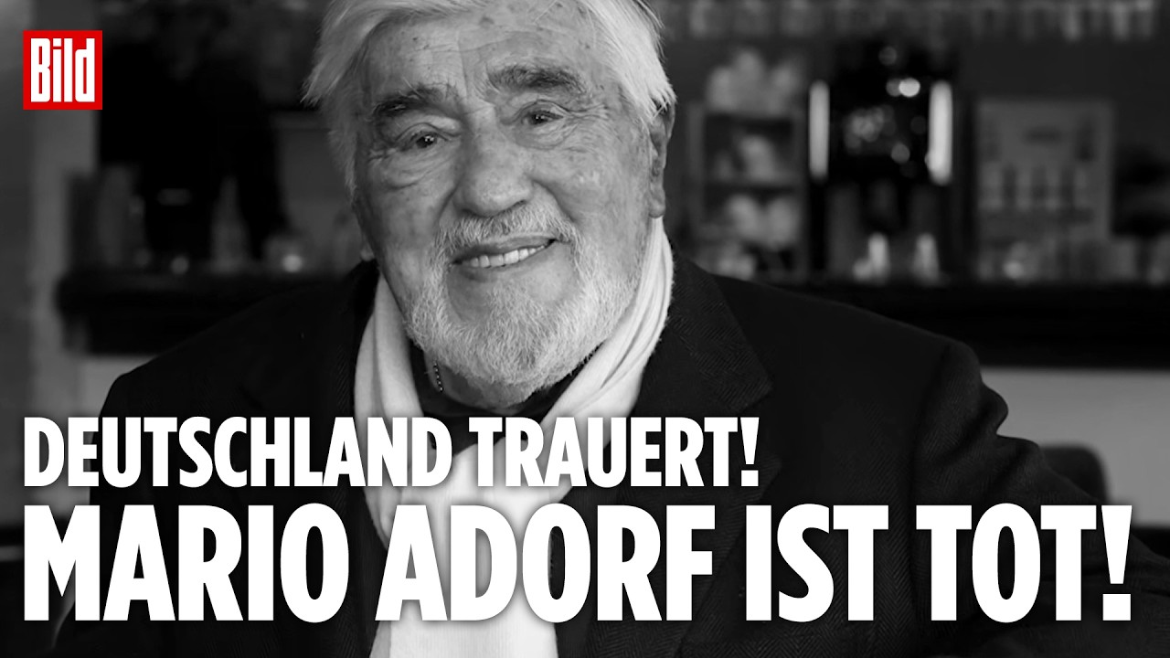DEUTSCHLAND TRAUERT: Schauspieler Mario Adorf stirbt mit 95 Jahren in Paris!