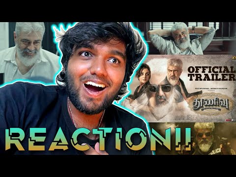 Thunivu Official Trailer | REACTION!! | Ajith Kumar | H Vinoth | Zee Studios | Boney Kapoor| Ghibran