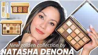 Natasha Denona New Golden Collection ✨👸| Swatches + Look Completo. (OMG Impresionada!😱)