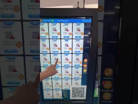 Smart vending machine ship worldwide, factory direct supply. Full screen Vending machine. WM55