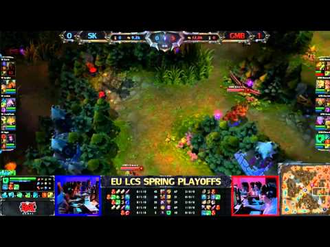 Gambit Gaming vs SK Gaming Game 2 LCS 2013 EU Spring semi finals 1080p HD