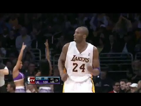 Kobe Bryant 40 pts, 3 rebs, 5 asts vs Warriors (04.01.2012)