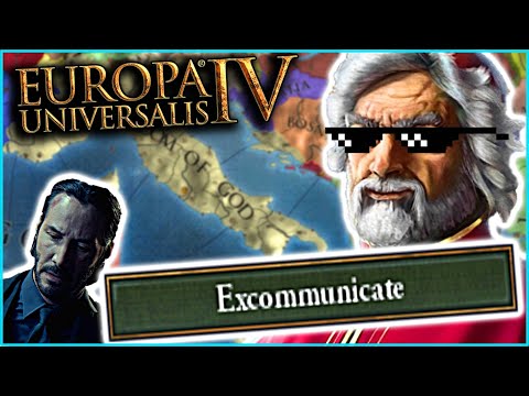 Excommunicating Everyone To Exploit Expansion! EU4 Papal States Guide