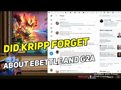 Kripp on the Gambling Meta (with chat reaction)