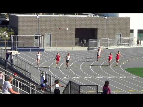 FSG 200m Heat 1 vs Newport 3-28-18 - Los Alamitos Girls