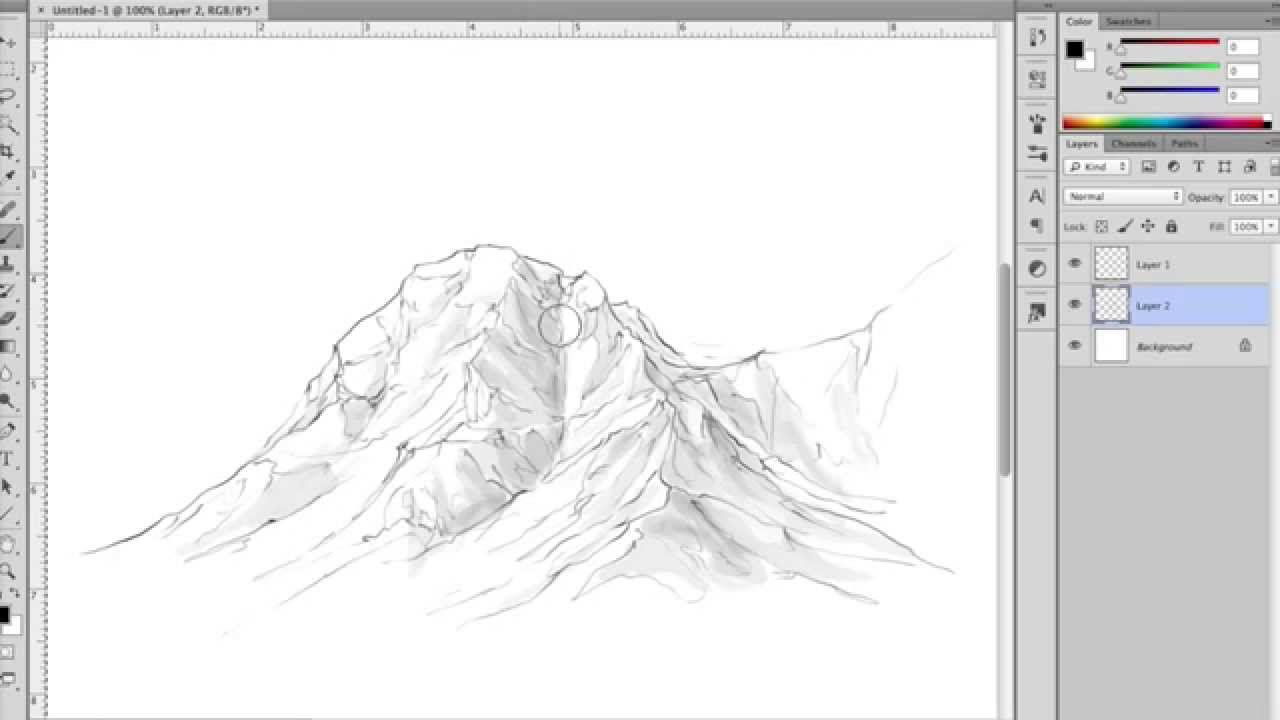 Mountain Illustration Walkthrough