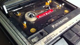 warbling DIY cassette tape loop