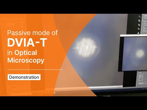 【Demonstration】 Passive mode onto Optical Miscroscope with 50nm resolution (DVIA-T)