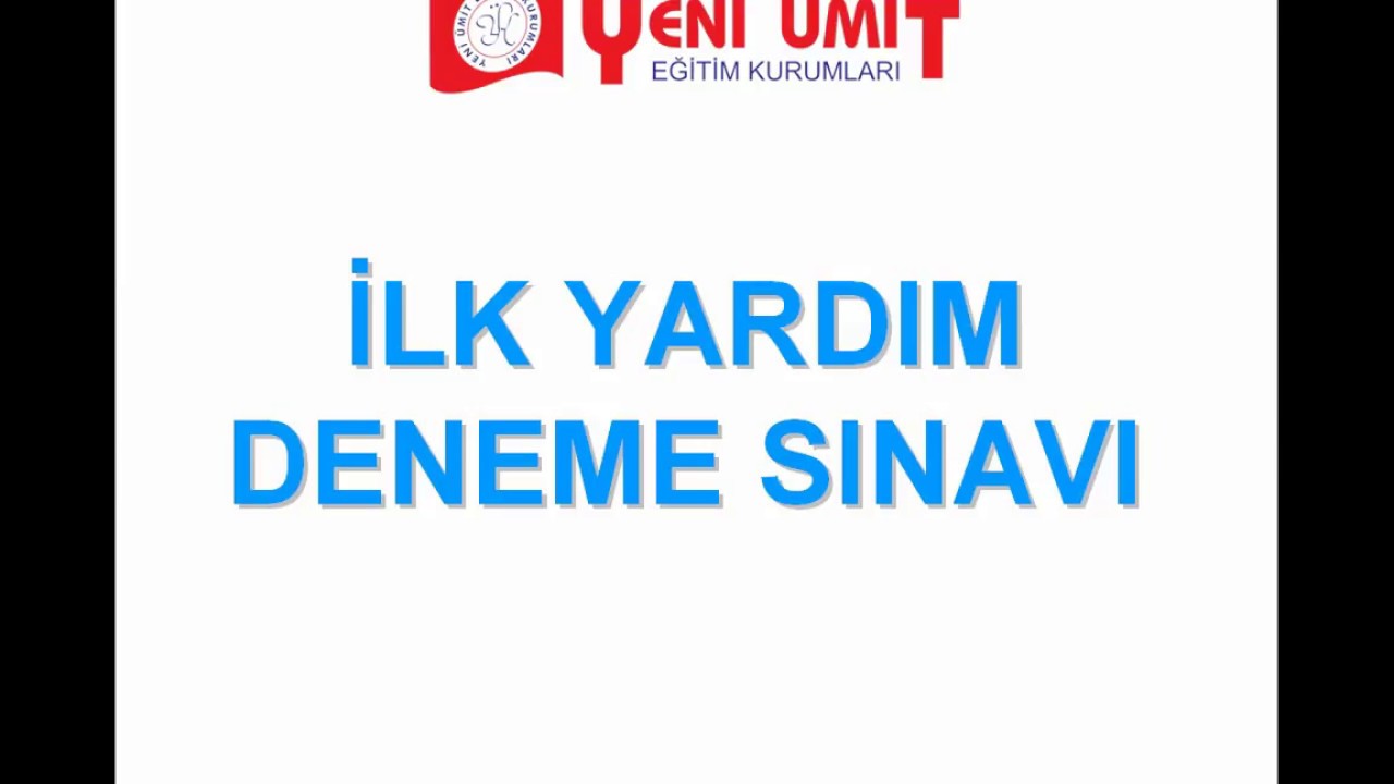 İlk Yardım Kursu Eğitim Videosu