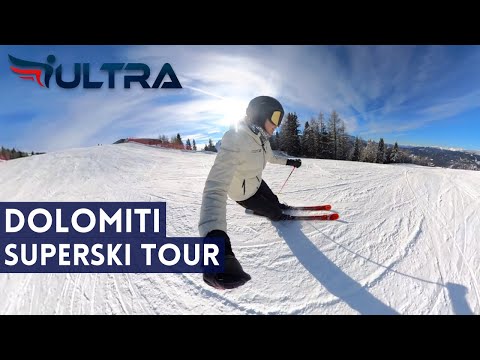 DOLOMITI SUPERSKI TOUR 2023 ep. 1 - Pista Helmissimo, Comprensorio 3 Cime Dolomiti - ICARUS ULTRA