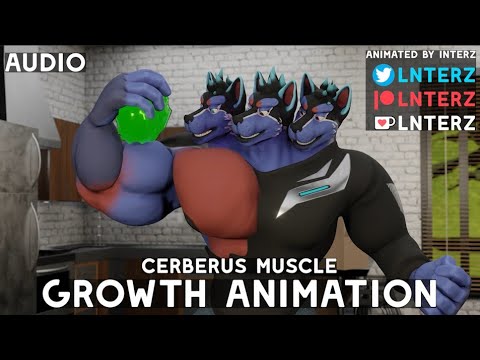 Cerberus Muscle Growth Animation (Short Version)