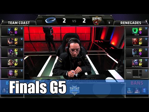 Coast vs Renegades | Game 5 Grand Finals S5 NA CS Summer 2015 | CST vs RNG G5 Finals NACS