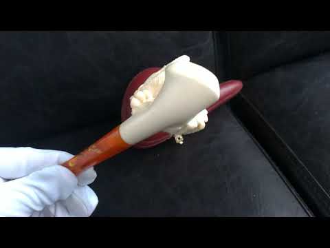 SWAN MEERSCHAUM PIPE by CPW CALABASH PIPES