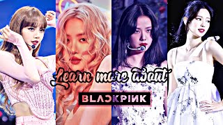 Learn More About BLACKPINK