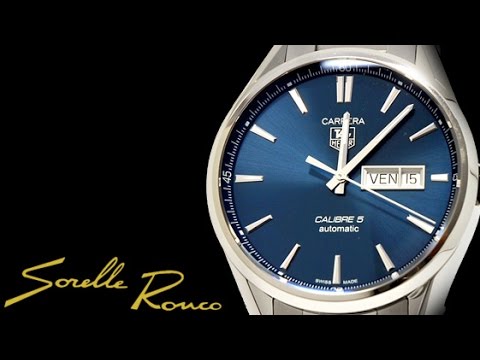 Tag Heuer Carrera Calibre 5 Day Date Blue