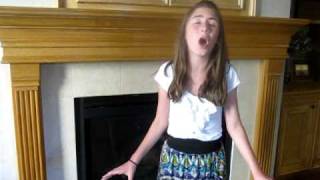 Gabby Gillespie singing The Lamest Place in the World from the musical 13