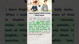 Learn English While Doing Daily Tasks | English Reading and Listening Practice #englishforbeginners
