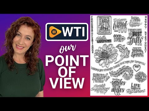 Blessing Words Flowers Leaves Clear Stamps - WTI product video review