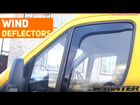 How to install Wind deflectors on Sprinter Panel Van