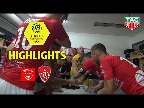 Nîmes Olympique - Stade Brestois 29 ( 3-0 ) - Highlights - (NIMES - BREST) / 2019-20