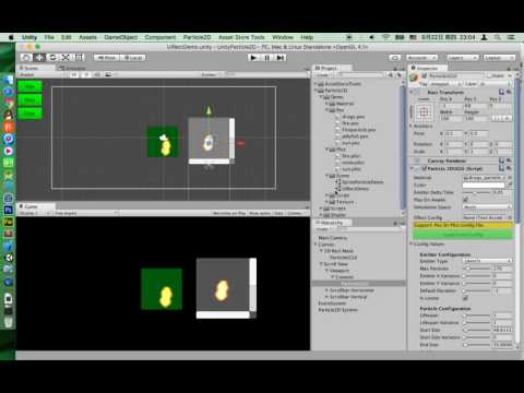 Unity Particle2D Demo2