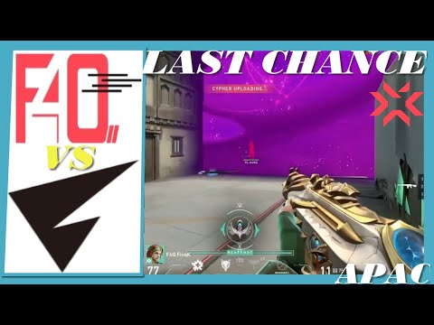 LOSER OUT ! F4Q vs FENNEL | All HIGHLIGHTS | Lower Bracket | VCT 2021 APAC Last Chance Qualifier.