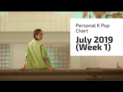 TOP 40 • PERSONAL K POP SONG CHART (JULY 2019 - WEEK 1)