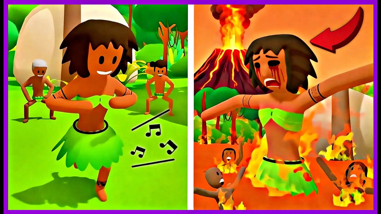 平和な村が噴火で地獄絵図になり“断末魔”が鳴り響くホラゲーがヤバすぎる…　【Pineapple on pizza】