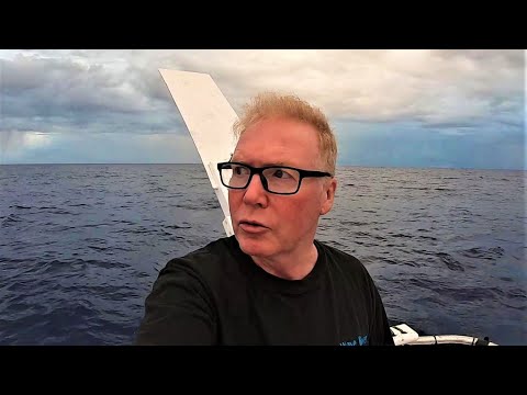 ROUTINE AT SEA/ LIGHT WINDS & SQUALLS /WAVE ROVER'S SOLO NONSTOP ATLANTIC OCEAN PASSAGE NORTH