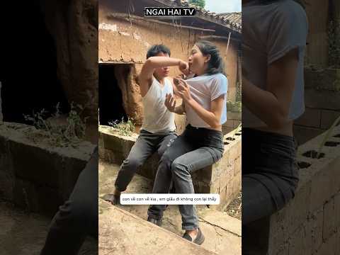 Hai Vợ Chồng Trốn Con Ăn Kem, Sợ Con Thấy Và Cái Kết 😂🍦#shorts