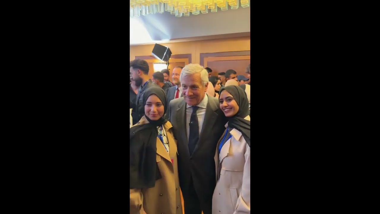 TAJANI RICEVE 230 STUDENTI PALESTINESI CHE PROSEGUIRANNO GLI STUDI NEGLI ATENEI ITALIANI
