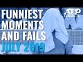 Funniest Moments & Fails From July | 2019 ATP Tennis Season
