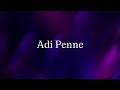 Adi Penne (Duet) - English Translation | Stephen Zechariah ft Srinisha | Lyrics Video