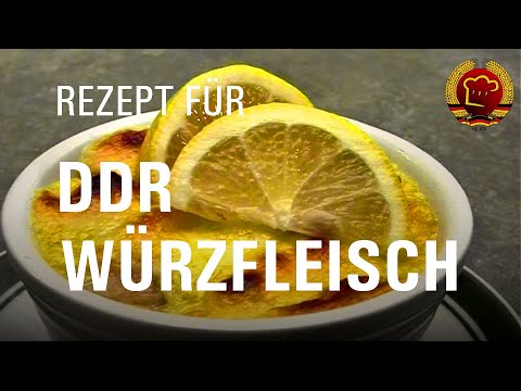 DDR Würzfleisch selber kochen mit altem Rezept aus der DDR (Grundrezept)