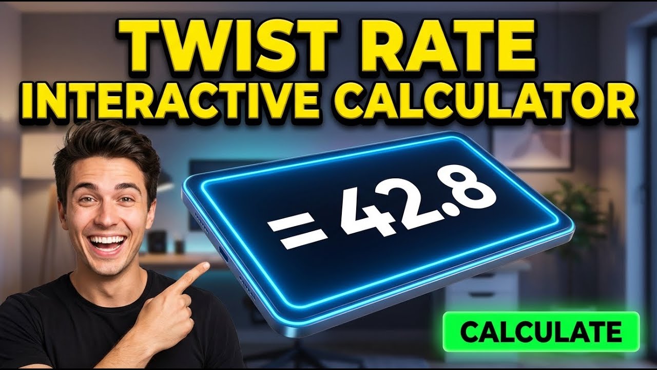 Twist Rate Interactive Calculator