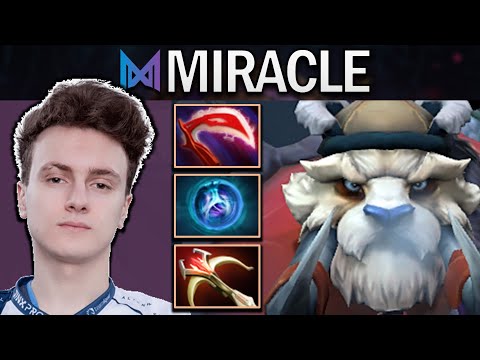 Tusk Dota 2 Gameplay Nigma.Miracle with 22 Kills and Daedalus