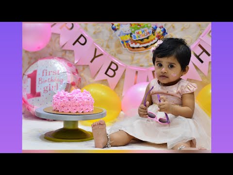 Advika's first birthday cinematic video 📸 #1stbirthday #babygirl #1to12months #kids #birthday #ideas