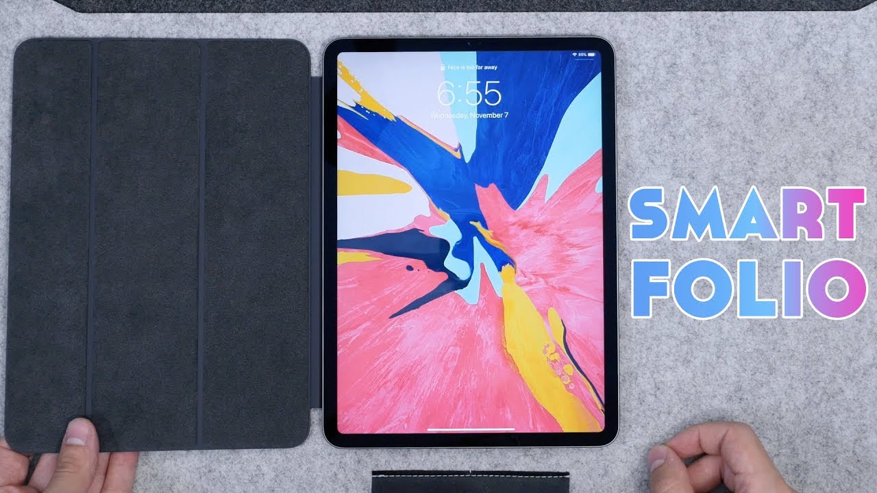 iPad Pro 2018 Smart Folio Unboxing & Review! Worth it?