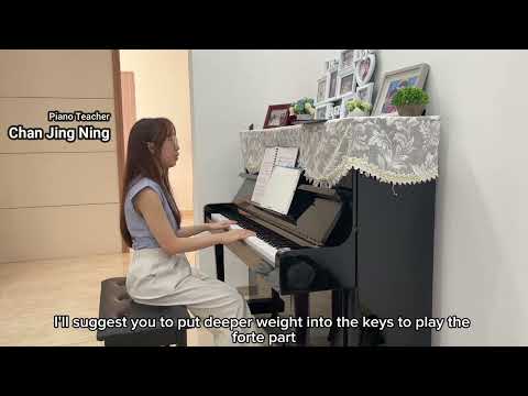 【ABRSM Piano Exam Pieces 2023 & 2024】Grade 3 A1 Minuet in G - Chan Jing Ning