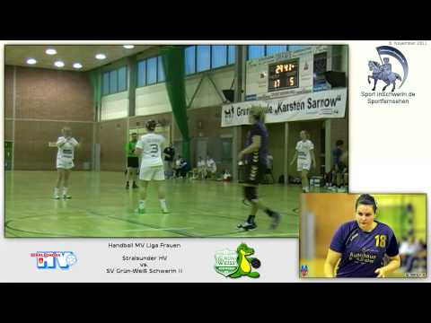 Handball MV-Liga Frauen 34:19 Stralsunder HV vs. SV Grün-Weiß Schwerin II