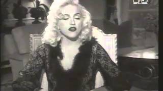 MTV - Dinner With Madonna Interview - Part One - Justify My Love - In Bed With Madonna