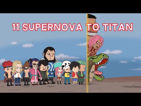 All Complete Chibi One Piece 11 Supernova Transformation to Titan - Fan Made