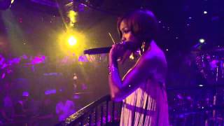Estelle Performing at The Bank Nightclub Bellagio