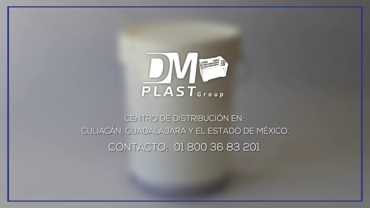 DM Plast - Cubeta de Plástico de 19 Litros