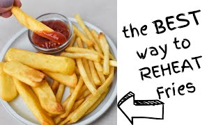 How to Reheat French Fries in the Air Fryer | The BEST way to reheat French Fries!