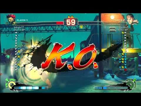SSF4 Rank Match  tokido77 (GO)  vs  jyobin (RY)