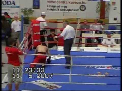 KO livershot Karl Martin Richardsen (Norway) vs Hungary